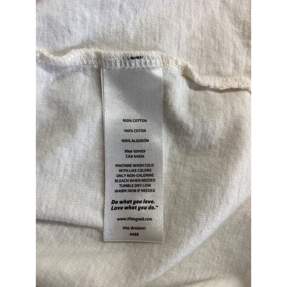 Life is Good Family Tree Sleep Shirt XXL White Long Sleeve Holiday Pajama Top - Picture 5 of 7